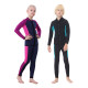 3mm two pieces dive wetsuits surfing suits for kids
