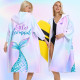 Quality quick dry polar fleece bathrobes with hood for men and women