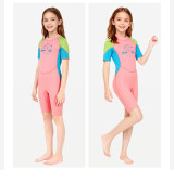 2.5mm girls shorty wetsuit for diving snorkeling surfing 