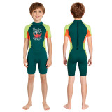 2.5mm boys shorty wetsuit for diving snorkeling surfing 