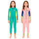 2.5mm two pieces dive wetsuits for kids