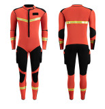 3mm neoprene one piece rescue dive wetsuit with sleeve zipper
