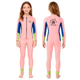 2.5mm two pieces dive wetsuits for kids