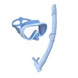 Tempered glass dive mask snorkel set