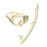 Tempered glass dive mask snorkel set