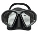 Low volume metal frame freedive mask