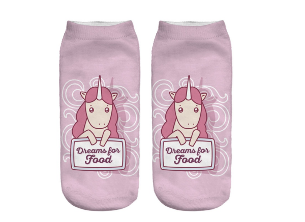 	 Cartoon printed cotton socks 007