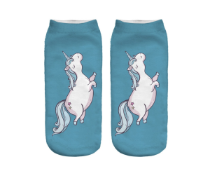 	 Cartoon printed cotton socks 005