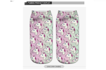 Cartoon printed cotton socks