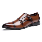 men's genuine leather formal shoes