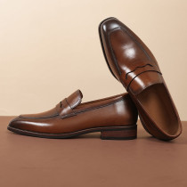men's genuine leather formal shoes