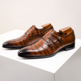 men's genuine leather formal shoes