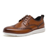 men's genuine leather formal shoes