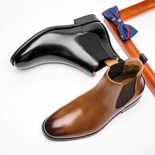 men's genuine leather formal shoes