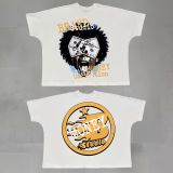 Randomness made street hip-hop printed t-shirt European and American short-sleeved trendy brand loose round neck short-sleeved retro all-match