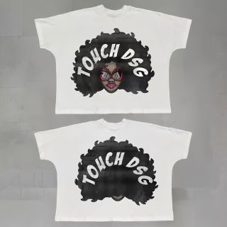 Randomness made street hip-hop printed t-shirt European and American short-sleeved trendy brand loose round neck short-sleeved retro all-match
