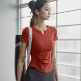 Peach hip European and American hip-lifting slim fit outer wear breathable fitness yoga shorts