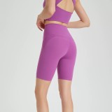 Peach hip European and American hip-lifting slim fit outer wear breathable fitness yoga shorts