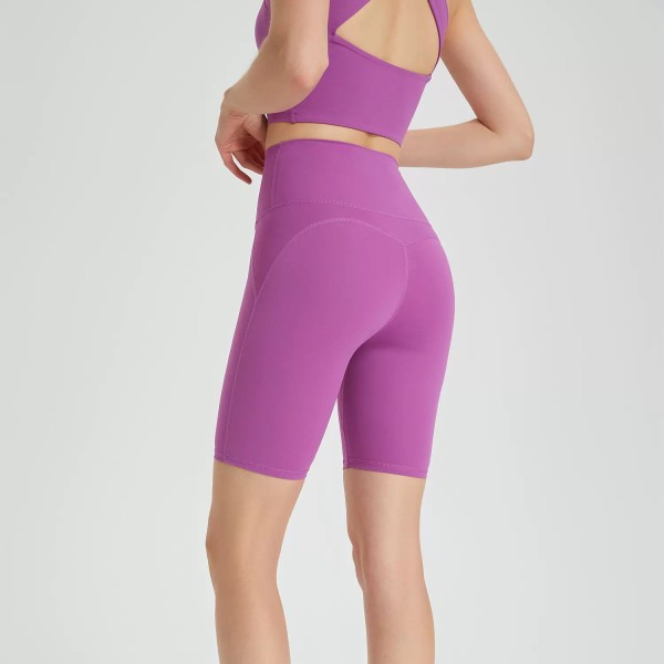 Peach hip European and American hip-lifting slim fit outer wear breathable fitness yoga shorts