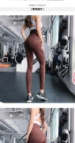 Peach hip European and American hip-lifting slim fit outer wear breathable fitness yoga shorts
