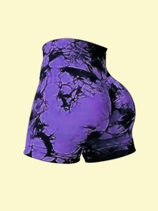 Peach hip European and American hip-lifting slim fit outer wear breathable fitness yoga shorts