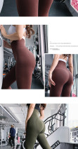 Peach hip European and American hip-lifting slim fit outer wear breathable fitness yoga shorts