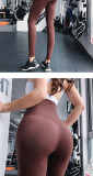 Peach hip European and American hip-lifting slim fit outer wear breathable fitness yoga shorts