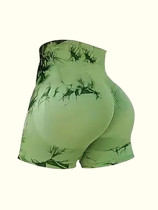 Peach hip European and American hip-lifting slim fit outer wear breathable fitness yoga shorts