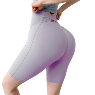 Peach hip European and American hip-lifting slim fit outer wear breathable fitness yoga shorts