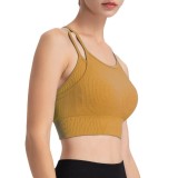 Yoga fitness bra vest for women to wear as outerwear to prevent exposure while running, shockproof, dancing, quick-drying, breathable, beautiful back sports