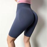 Peach hip European and American hip-lifting slim fit outer wear breathable fitness yoga shorts