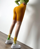 Peach hip European and American hip-lifting slim fit outer wear breathable fitness yoga shorts