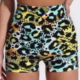 Peach hip European and American hip-lifting slim fit outer wear breathable fitness yoga shorts