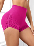 Peach hip European and American hip-lifting slim fit outer wear breathable fitness yoga shorts