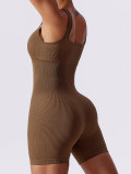 Peach hip European and American hip-lifting slim fit outer wear breathable fitness yoga shorts