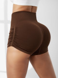 Peach hip European and American hip-lifting slim fit outer wear breathable fitness yoga shorts