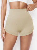 Peach hip European and American hip-lifting slim fit outer wear breathable fitness yoga shorts