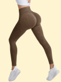 Peach hip European and American hip-lifting slim fit outer wear breathable fitness yoga shorts