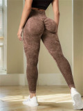Peach hip European and American hip-lifting slim fit outer wear breathable fitness yoga pnats