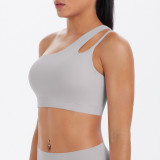 DianDONG Pure color nude feeling skin-friendly sports yoga clothes slim fit stretch T-shirt fitness shorts suit for women