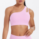 DianDONG Pure color nude feeling skin-friendly sports yoga clothes slim fit stretch T-shirt fitness shorts suit for women