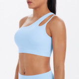 DianDONG Pure color nude feeling skin-friendly sports yoga clothes slim fit stretch T-shirt fitness shorts suit for women