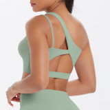 DianDONG Pure color nude feeling skin-friendly sports yoga clothes slim fit stretch T-shirt fitness shorts suit for women