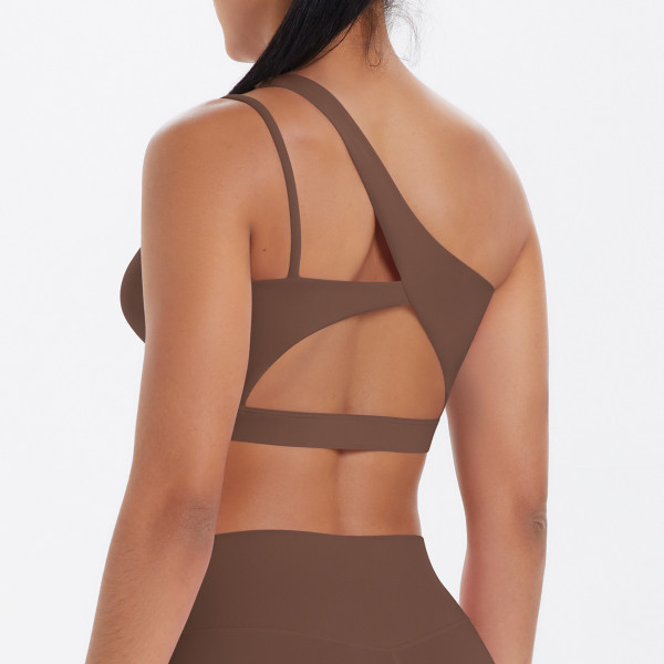 DianDONG Pure color nude feeling skin-friendly sports yoga clothes slim fit stretch T-shirt fitness shorts suit for women