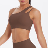 DianDONG Pure color nude feeling skin-friendly sports yoga clothes slim fit stretch T-shirt fitness shorts suit for women