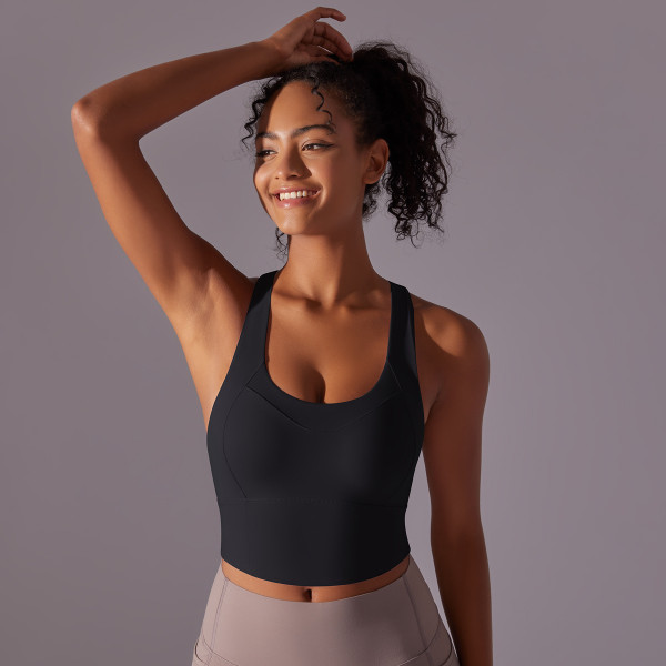 DianDONG Pure color nude feeling skin-friendly sports yoga clothes slim fit stretch T-shirt fitness shorts suit for women