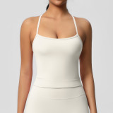 DianDONG Pure color nude feeling skin-friendly sports yoga clothes slim fit stretch T-shirt fitness shorts suit for women