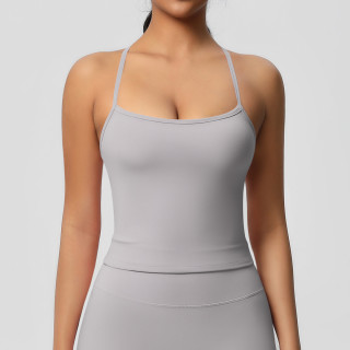 DianDONG Pure color nude feeling skin-friendly sports yoga clothes slim fit stretch T-shirt fitness shorts suit for women