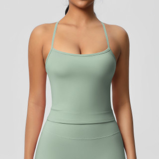 DianDONG Pure color nude feeling skin-friendly sports yoga clothes slim fit stretch T-shirt fitness shorts suit for women