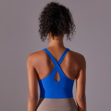 DianDONG Pure color nude feeling skin-friendly sports yoga clothes slim fit stretch T-shirt fitness shorts suit for women